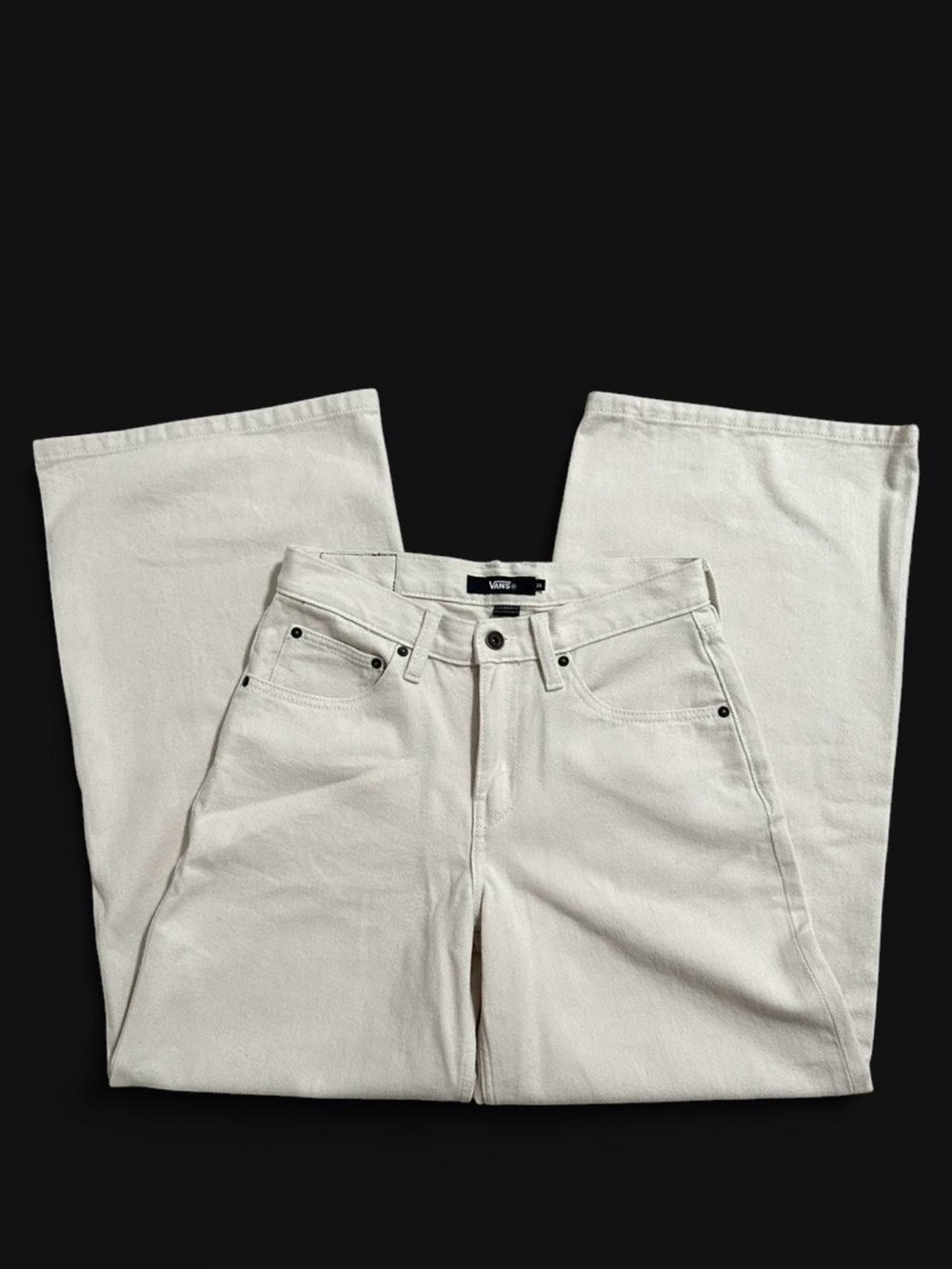 Vans Men's Cream Relaxed Jeans